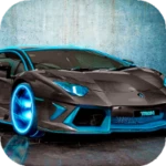 neon cars wallpaper hd: themes android application logo